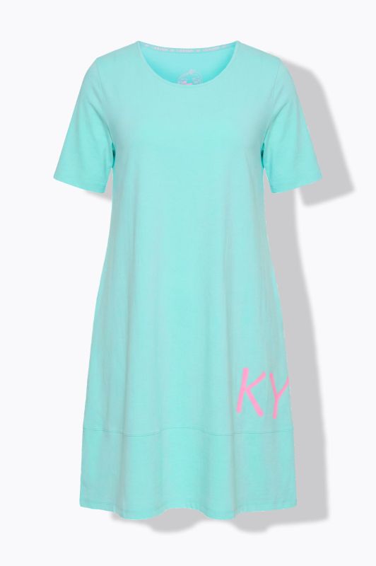 Рокля трикотажна с надпис