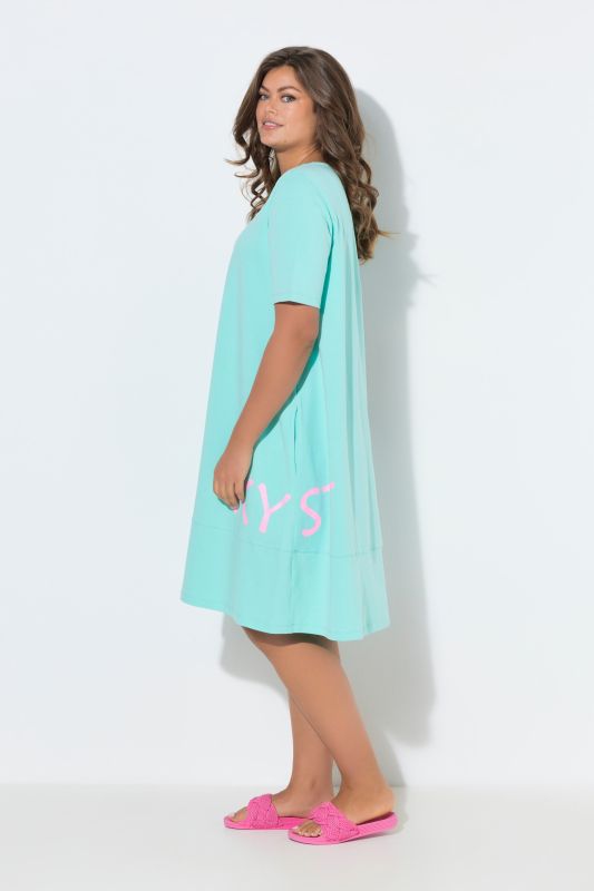 Рокля трикотажна с надпис