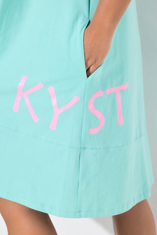 Рокля трикотажна с надпис