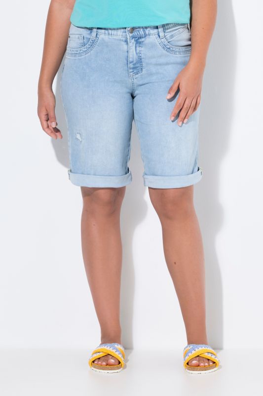 Denim Bermuda Shorts