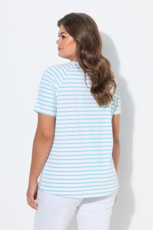 Striped Beach Time Graphic Tee