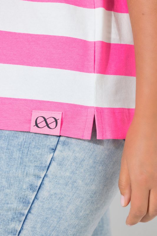 Striped Color Block Tee