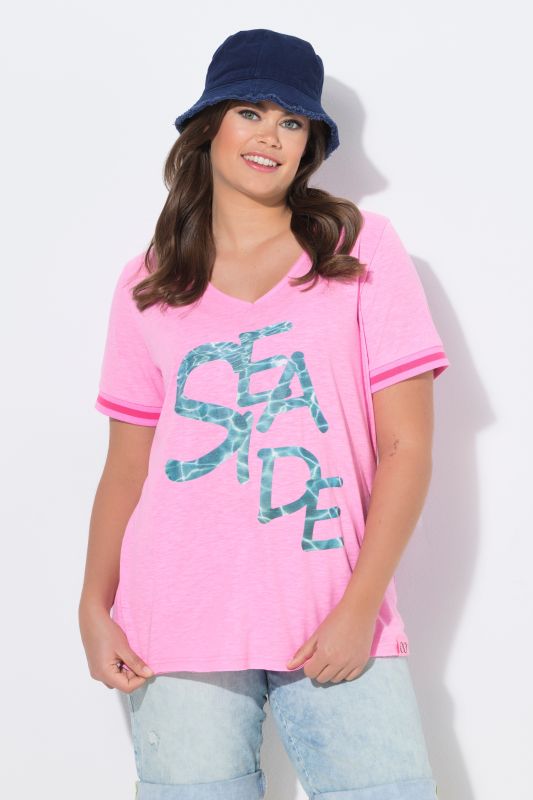 Seaside Graphic Lettering Tee