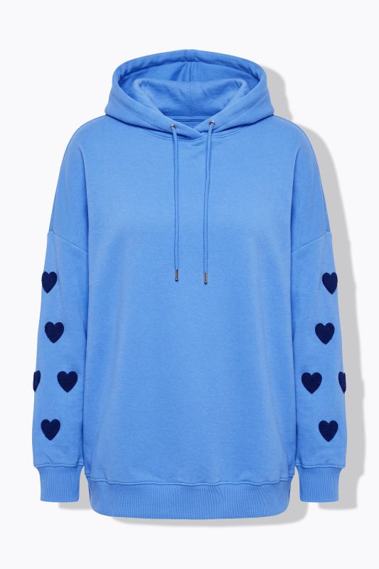 Hoodie, extra oversized, sweat, hood, hearts