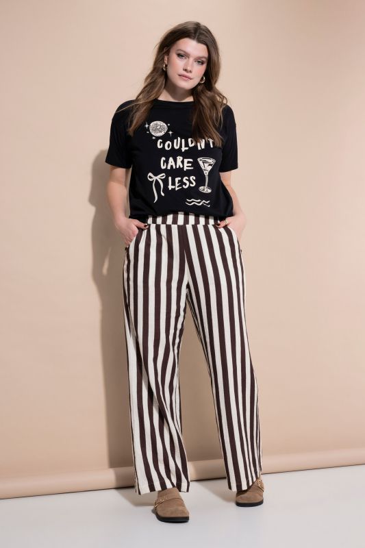 Панталон с райета от муселин