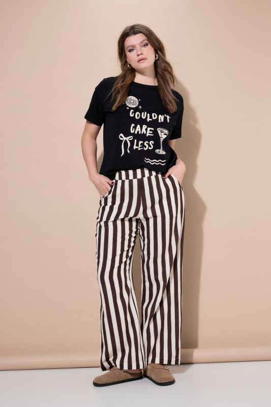 Панталон с райета от муселин