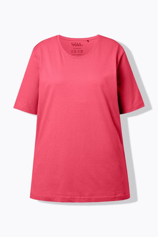 Basic Round Neck Short Sleeve Relaxed Fit  Tee
