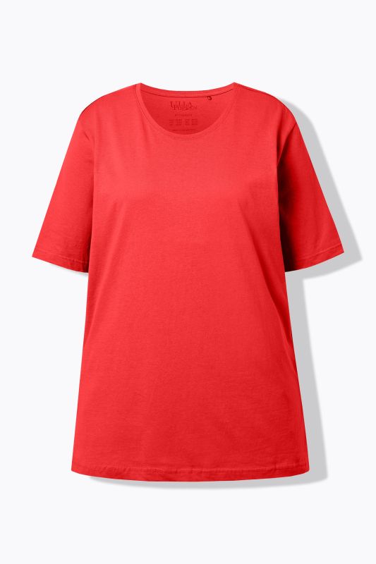 Basic Round Neck Short Sleeve Relaxed Fit  Tee