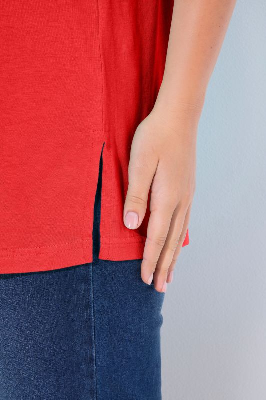 Basic Round Neck Short Sleeve Relaxed Fit  Tee