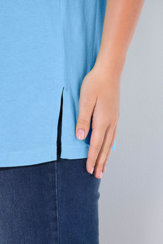 Basic Round Neck Short Sleeve Relaxed Fit  Tee