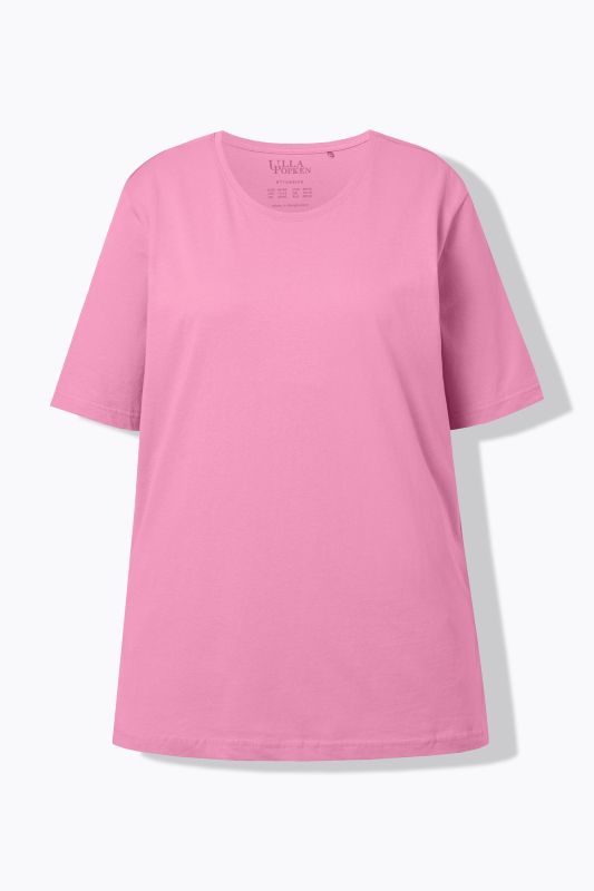 Basic Round Neck Short Sleeve Relaxed Fit  Tee