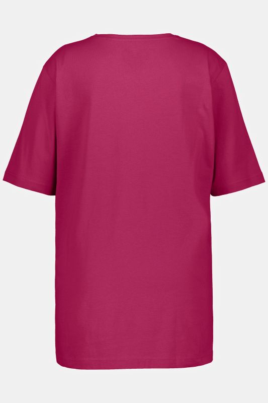 Basic Round Neck Short Sleeve Relaxed Fit  Tee