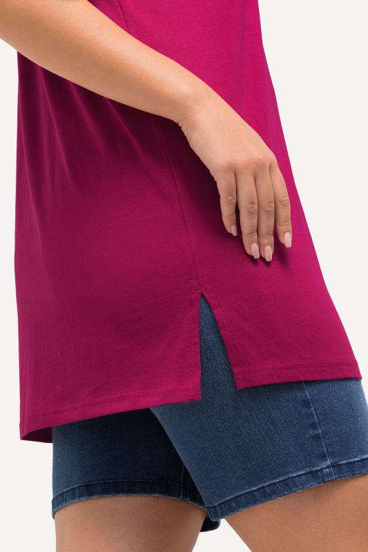 Basic Round Neck Short Sleeve Relaxed Fit  Tee