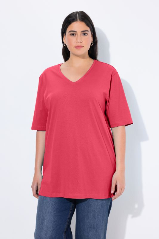 Тениска с V - образно деколте