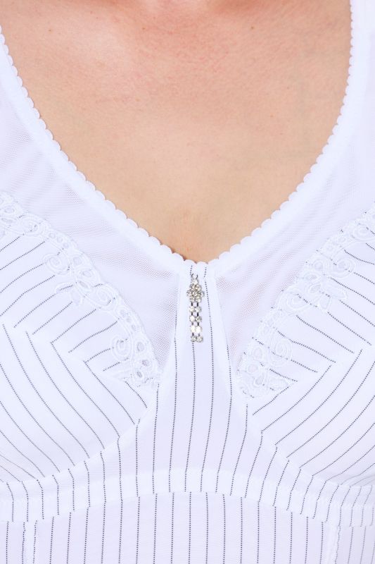 Bodyforming body, pinstripe, can be worn without a bra