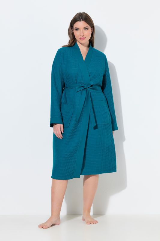 Халат за баня с вафлена структура
