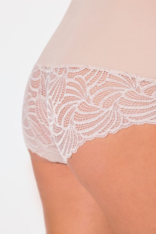 Lace Bottom High Waist Body Shaping Panty