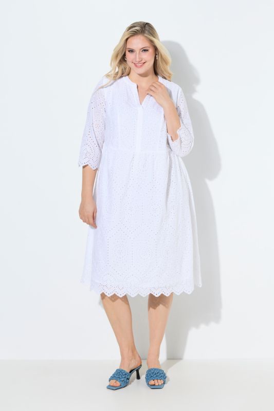 Lace Midi 3/4 Sleeve Dress