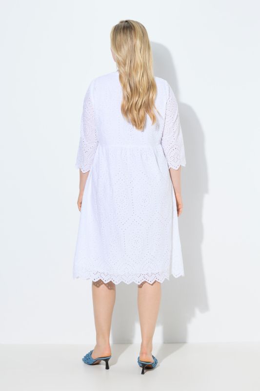 Lace Midi 3/4 Sleeve Dress