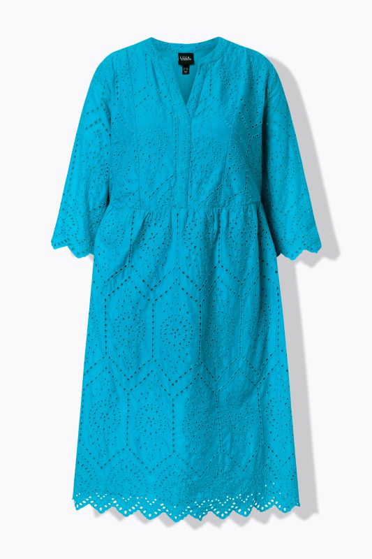 Lace Midi 3/4 Sleeve Dress