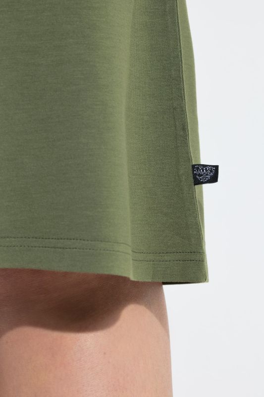 Wide-Leg Flared Bermuda Shorts