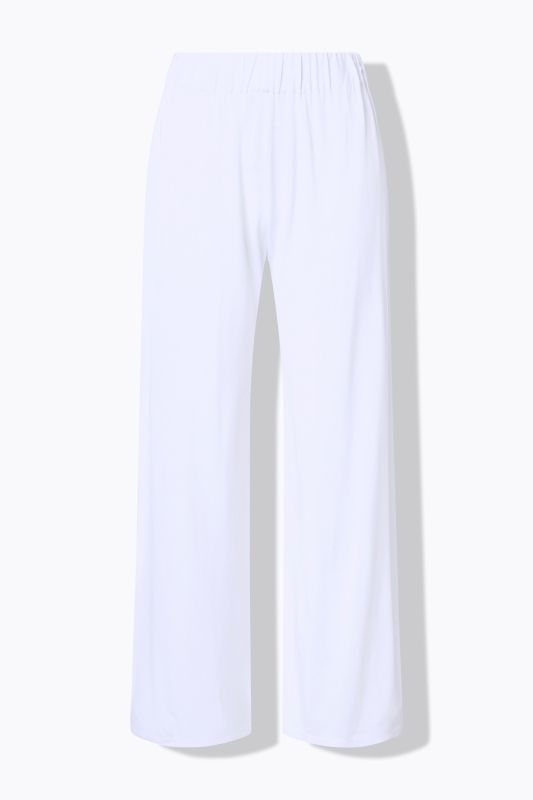 Wide Fit Slinky Piqué Stretch Knit Pants