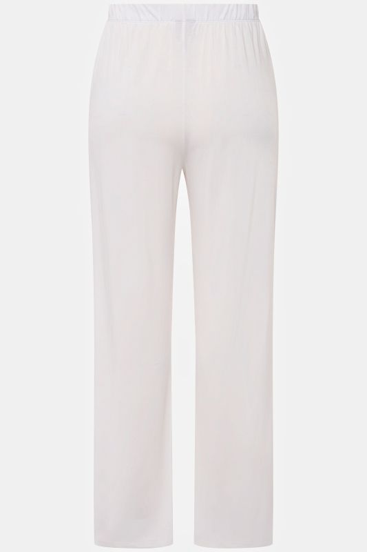Wide Fit Slinky Piqué Stretch Knit Pants