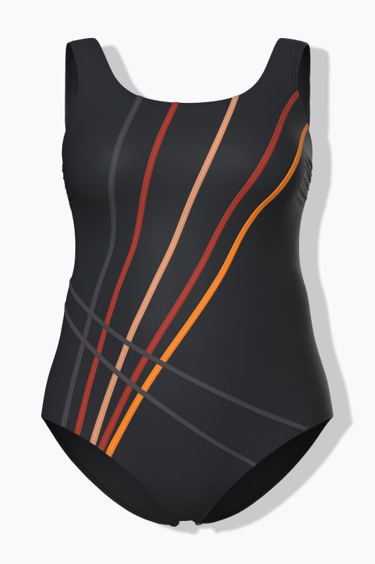 Бански с раиран принт