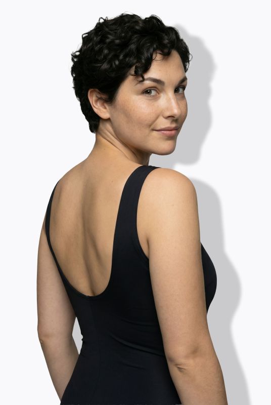 Бански с раиран принт