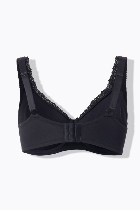 Lace Trim Underwire Bra