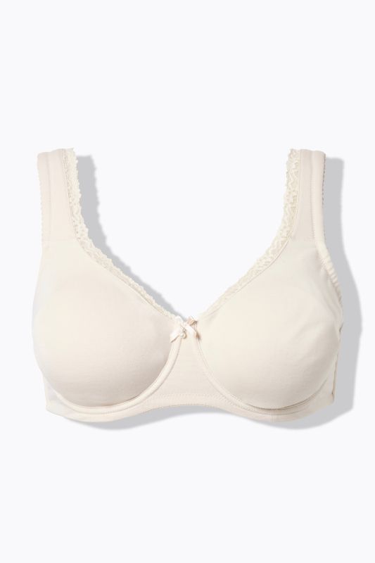 Lace Trim Underwire Bra