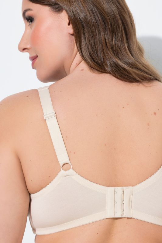 Lace Trim Underwire Bra