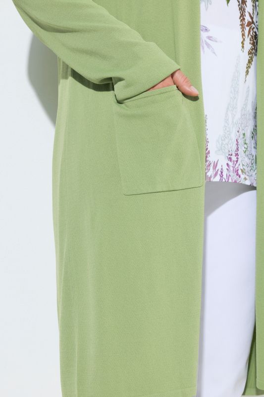 Longline Open Shape Cardigan