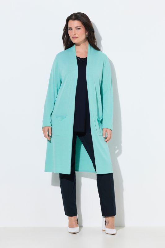 Longline Open Shape Cardigan