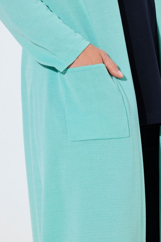 Longline Open Shape Cardigan