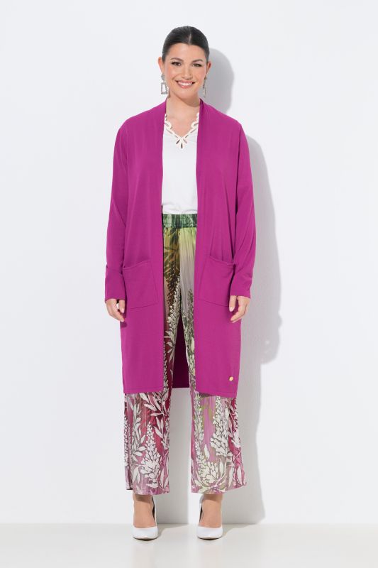 Longline Open Shape Cardigan