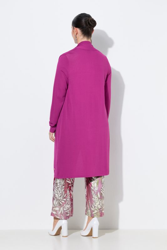 Longline Open Shape Cardigan