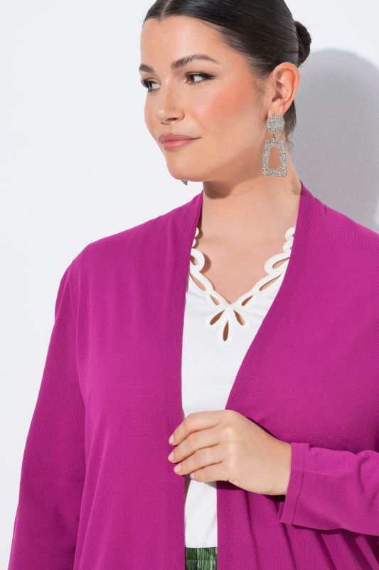 Longline Open Shape Cardigan