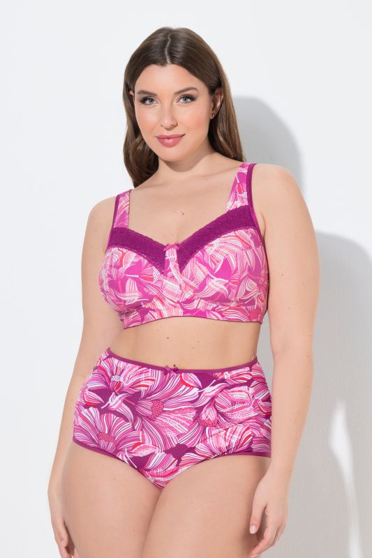 Floral Relief Bra