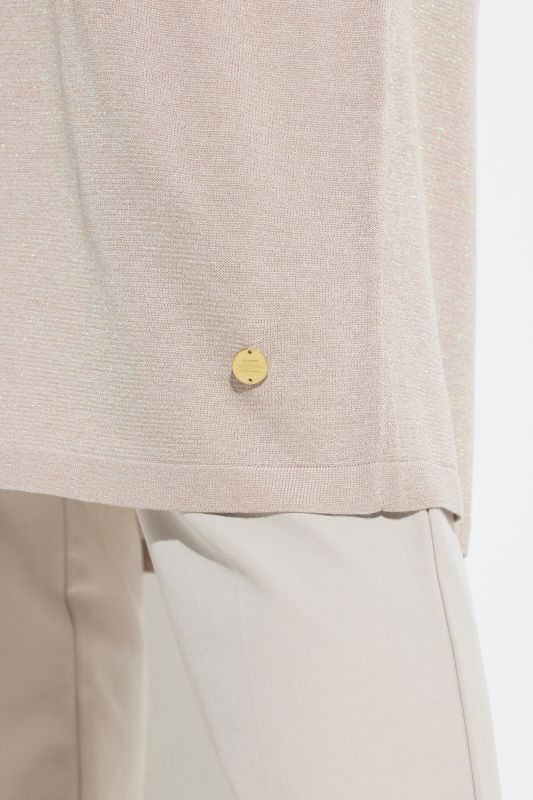 Shimmering Longline Open Shape Cardigan