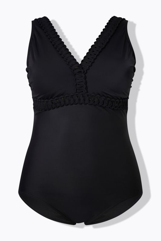 Бански с дантела