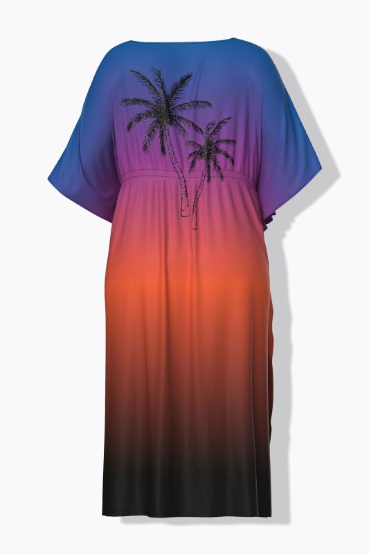 Кафтан с палмов принт