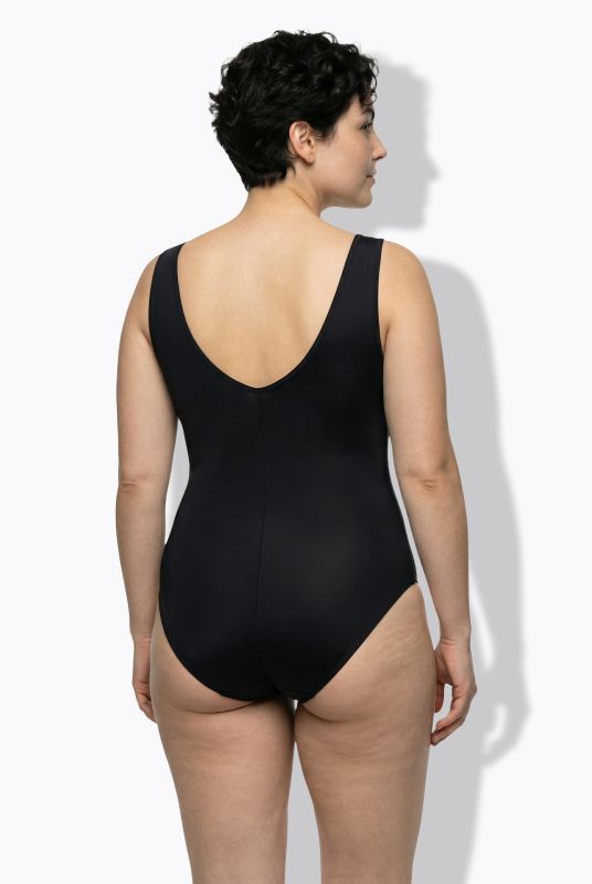 Gradient Wrap Look One Piece Swimsuit