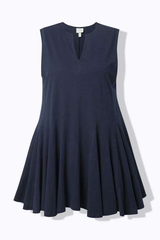 Туника с плисирани акценти