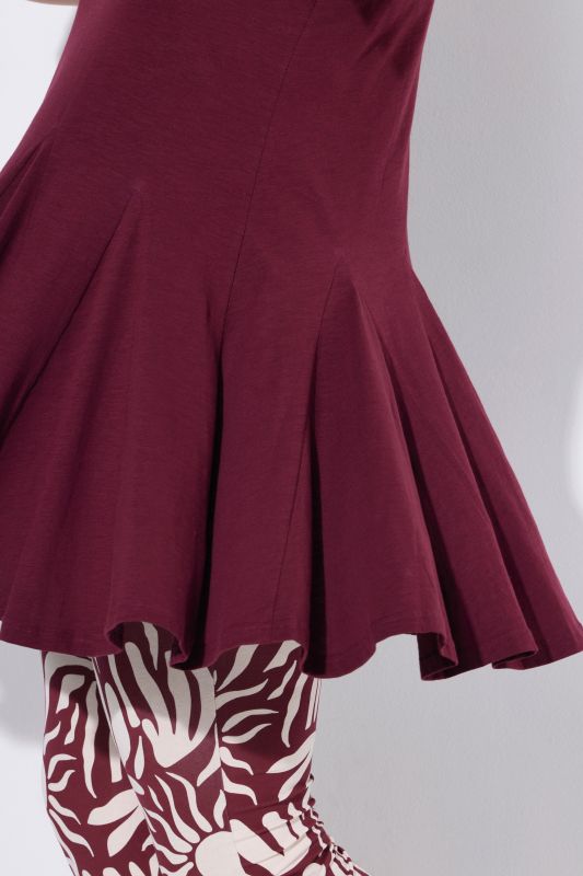 Туника с плисирани акценти