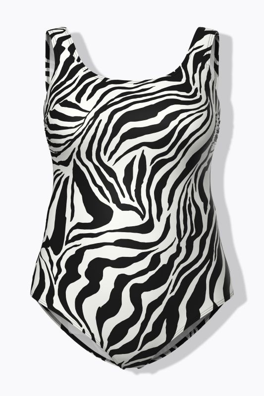 Zebra Print Swimsuit