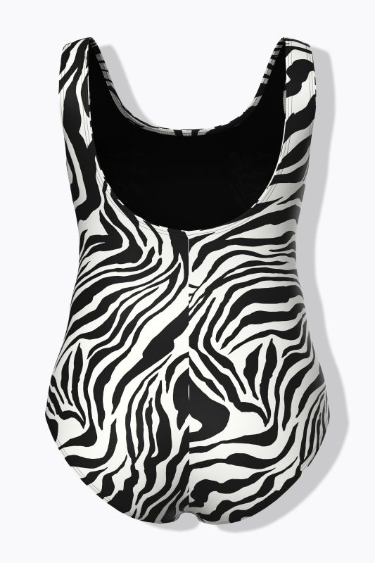 Zebra Print Swimsuit
