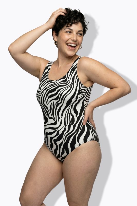 Zebra Print Swimsuit