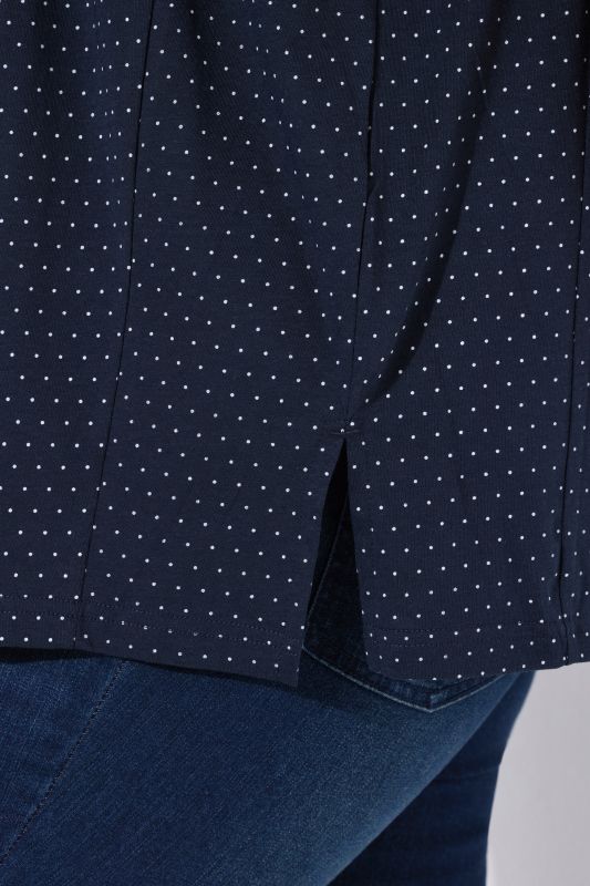 Polka Dot Flutter Sleeve Tee