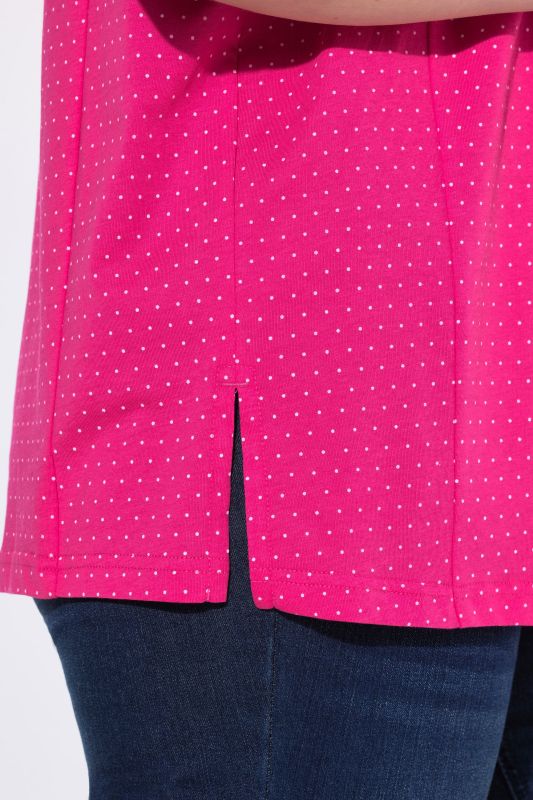 Polka Dot Flutter Sleeve Tee